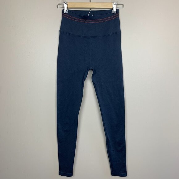 Spiritual Gangster High Rise Navy Blue Leggings - Size M/L - Picture 2 of 7